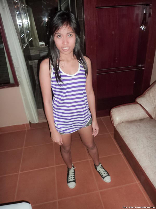 Adorable Phuket teen Toon licks ass wearing her Converse shoes #68343972