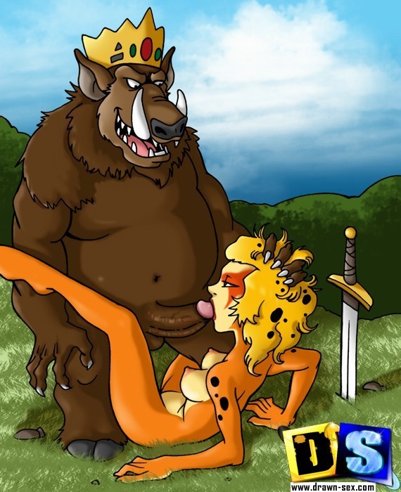 Cheetara getting bombed to orgasm and receiving sperm #69644499