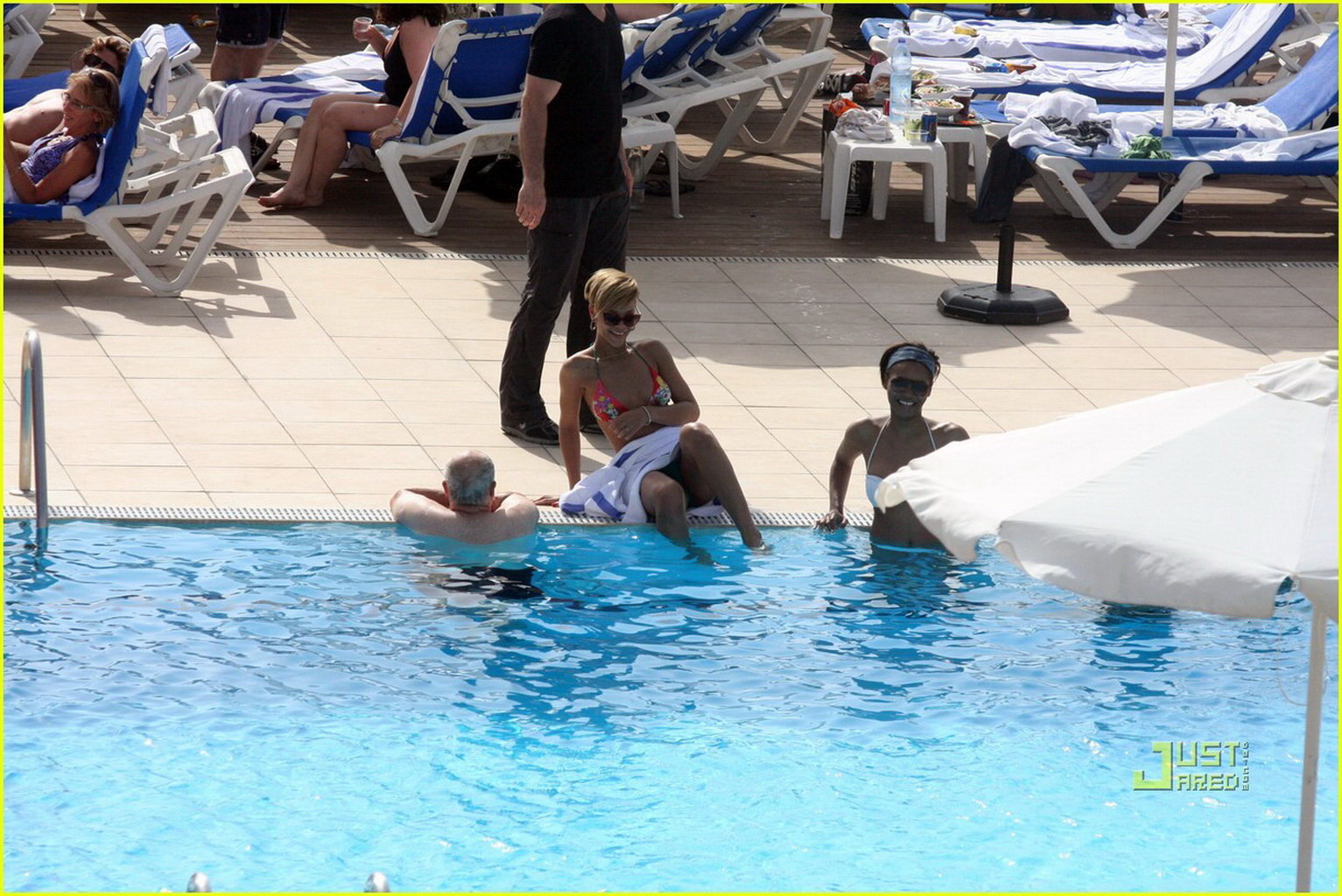 Rihanna wearing tiny bikini poolside in Tel Aviv, Israel #75348017