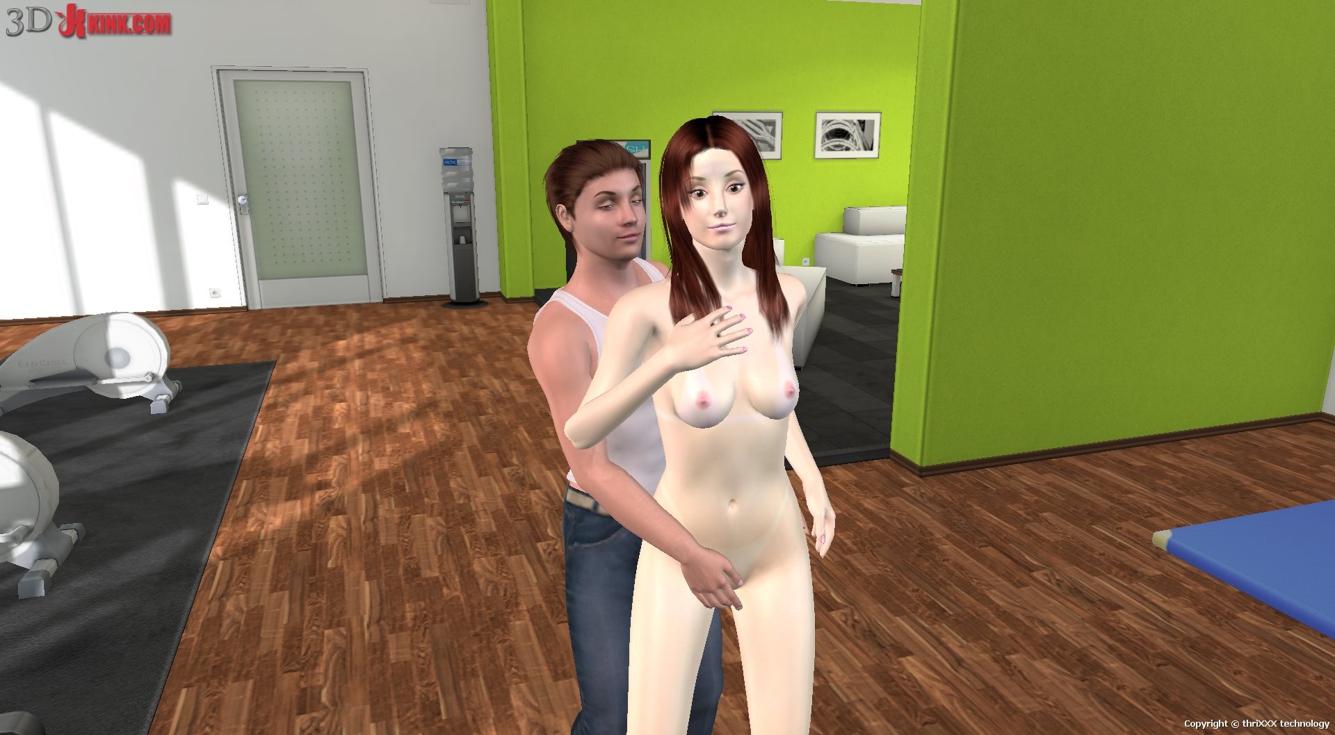 Hot BDSM sex action created in virtual fetish 3d sex game! #69356680