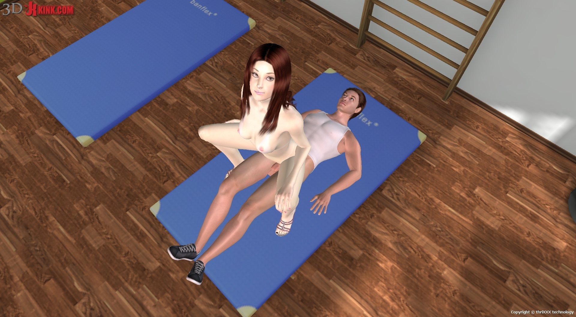 ¡Acción caliente del sexo del bdsm creado en juego virtual del sexo del fetish 3d!
 #69356755