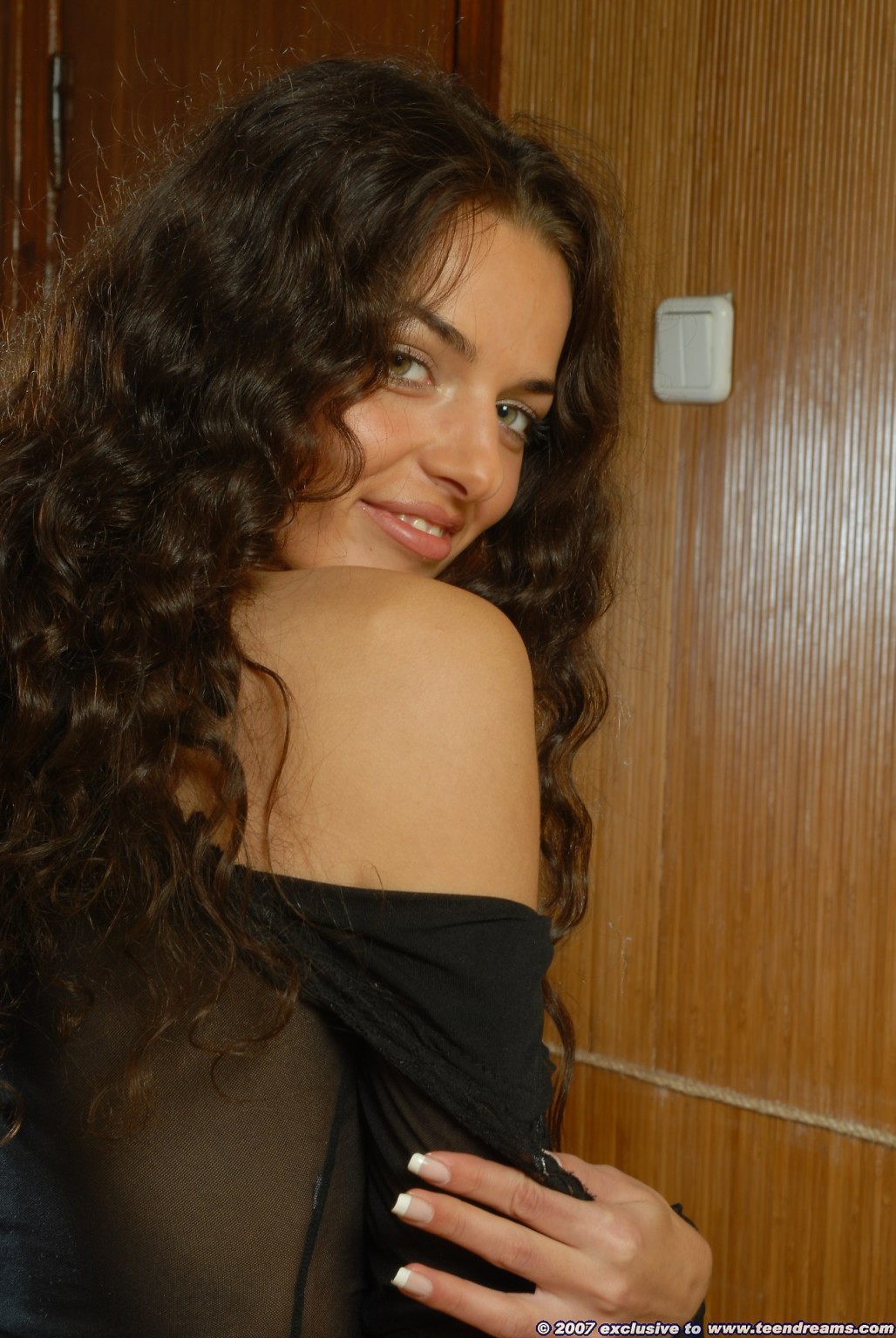 Ukrainian brunette slowly strips #71485971