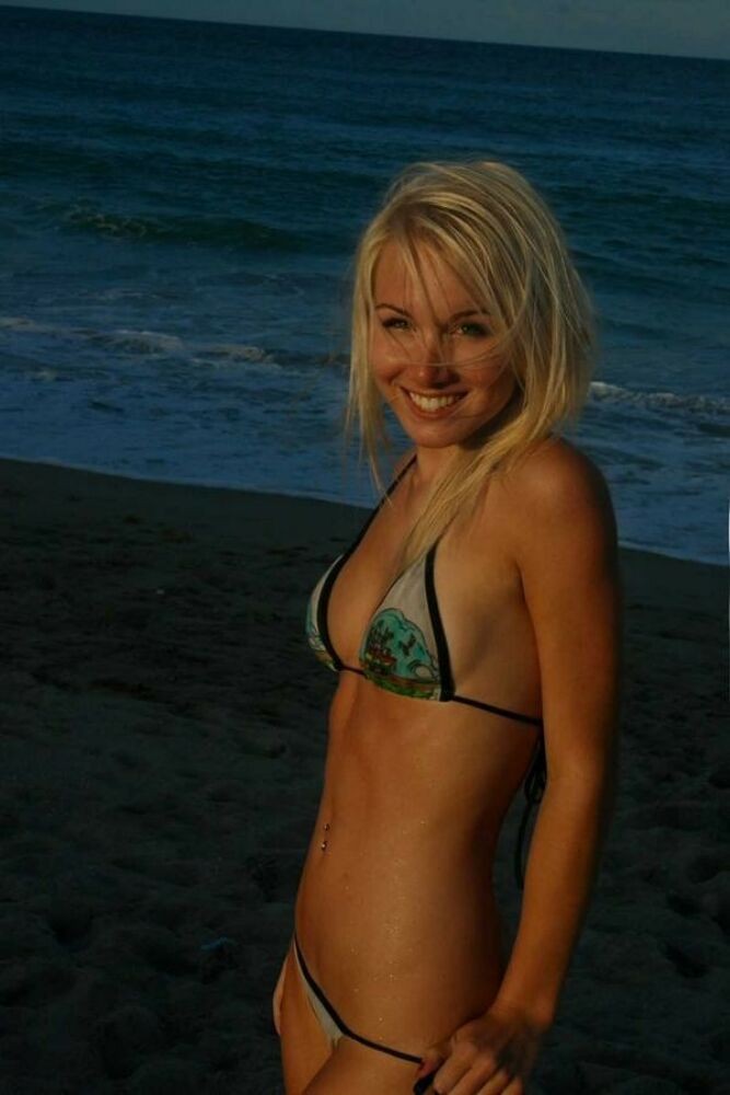 Teen gfs bare at the seashore and in bikinis and posing for photos two #72246071