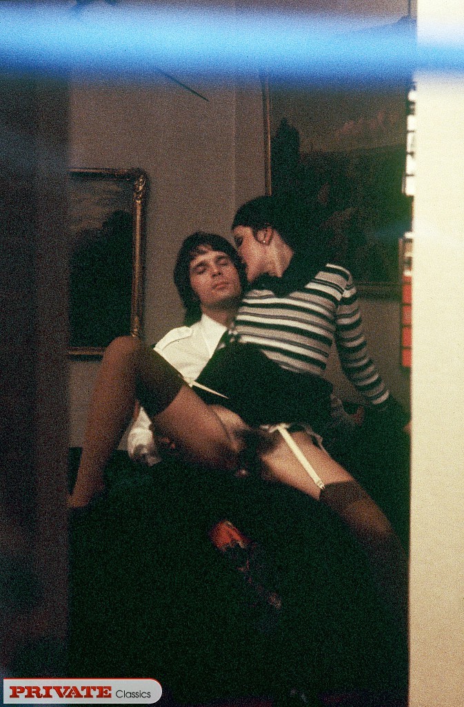 Retro babes love cum in vintage porn pics #72495153