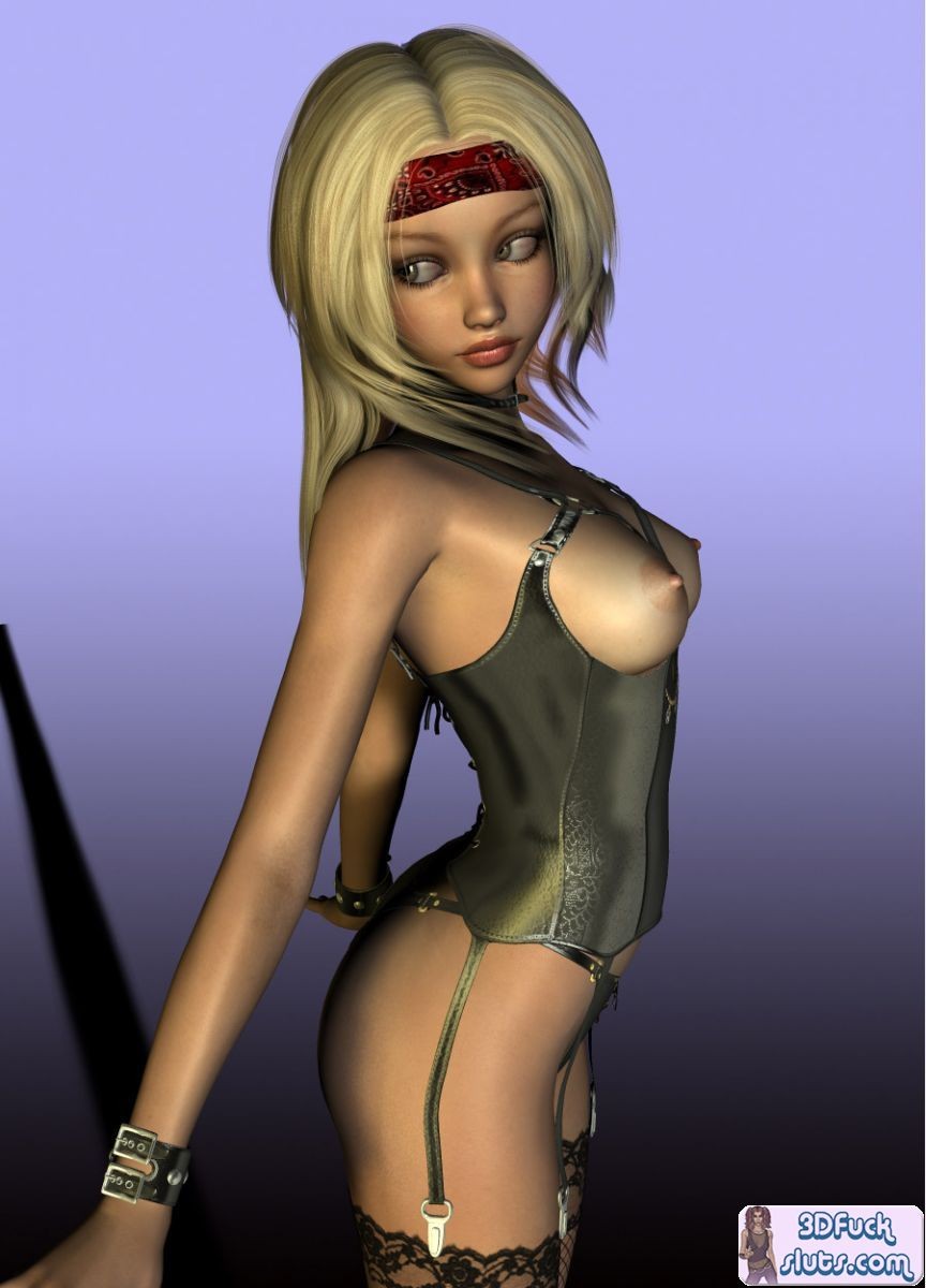 3D toon in sexy lingerie #69333667