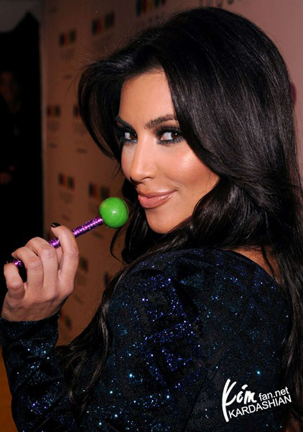 Kim Kardashian licking lollipop on a extremely sexy way hot photos #75363015