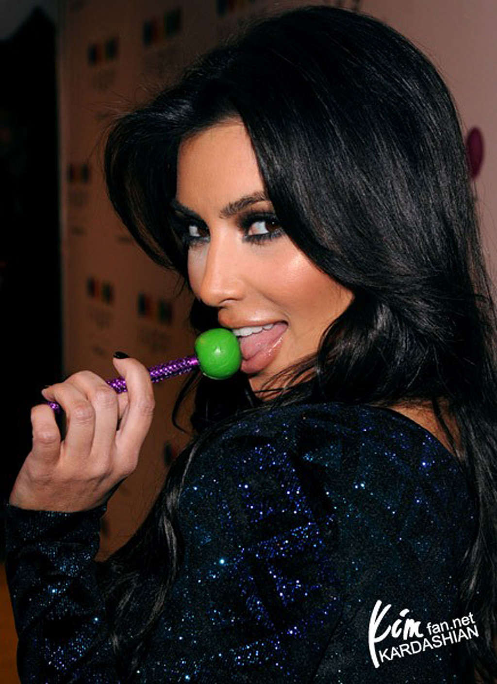 Kim Kardashian licking lollipop on a extremely sexy way hot photos #75363030