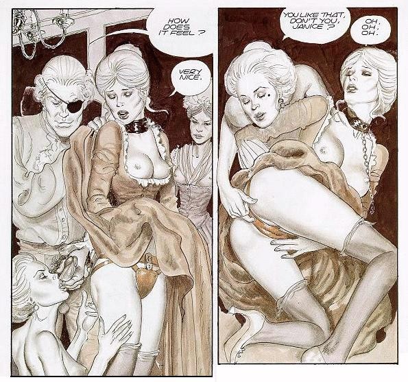Riesiger Schwanz interracial blonde sexuelle Fetische klassische Orgie comic
 #69647099