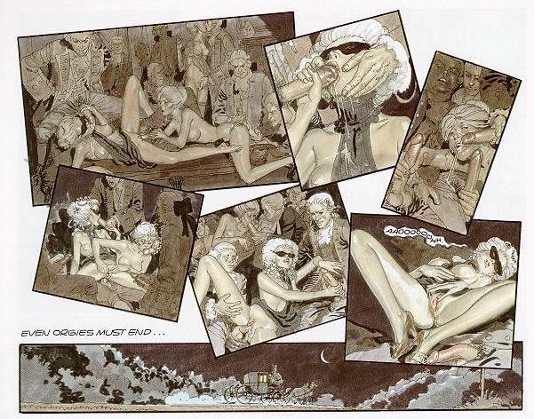 Riesiger Schwanz interracial blonde sexuelle Fetische klassische Orgie comic
 #69647146