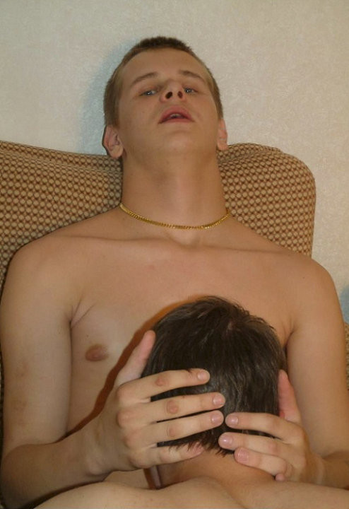 College twink seducing his closest buddy into oral #76915377