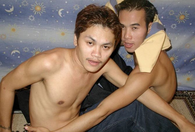 Two asian twinks enjoy each others cock and facial cum delight #76957409