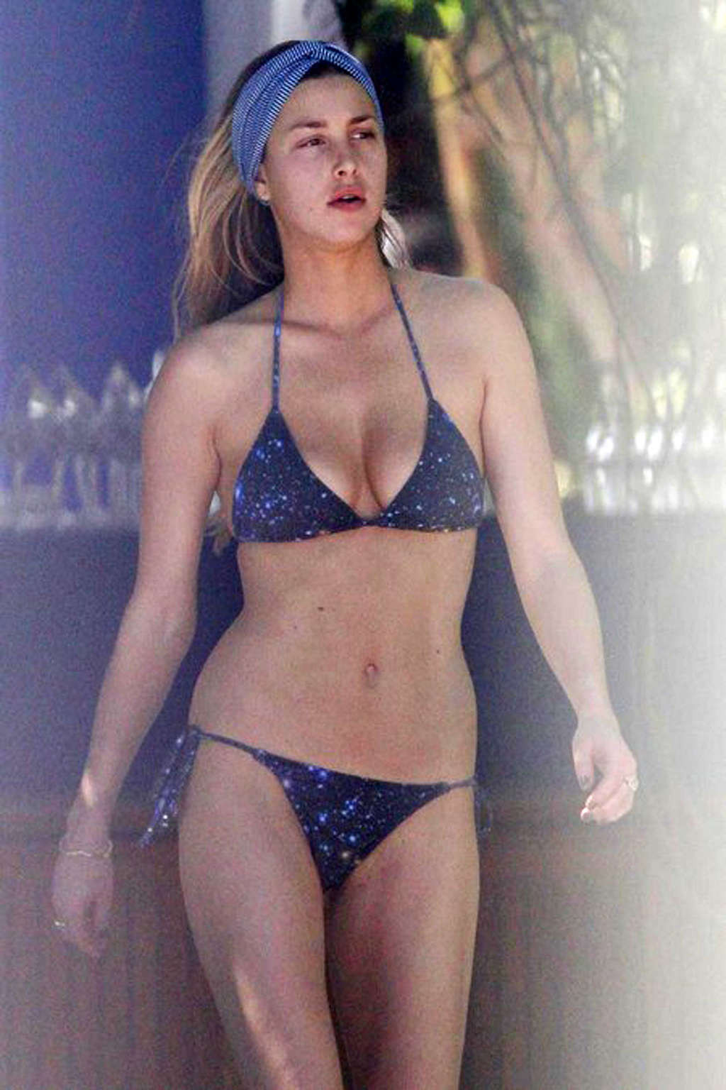 Whitney Port enjoying on pool and showing sexy body in bikini #75356697