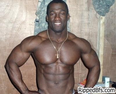 Big dude with big muscles showcase his goodies to the camera #76938747