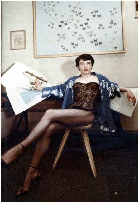 Vintage damas con coños peludos posando en los años sesenta
 #77294433