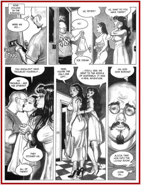 Italian hardcore lesbian sex comic #69700104