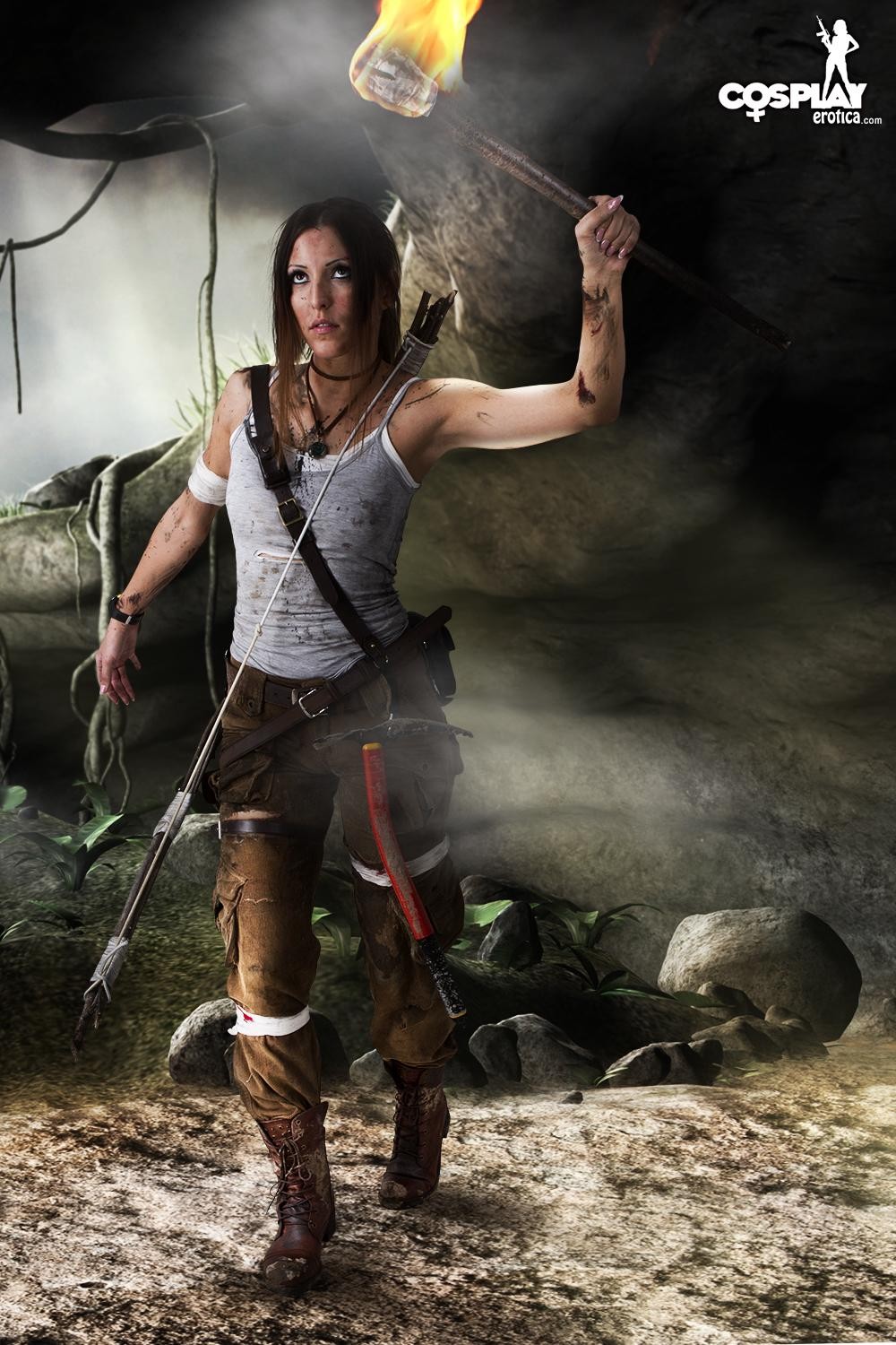 Sexy Lara Croft from Tomb Raider cosplay by Anne #76468695