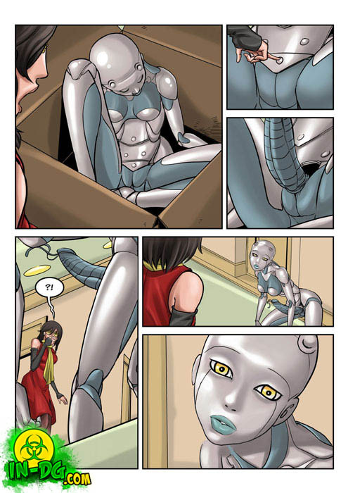 Dickgirl fucked by robot #69346101