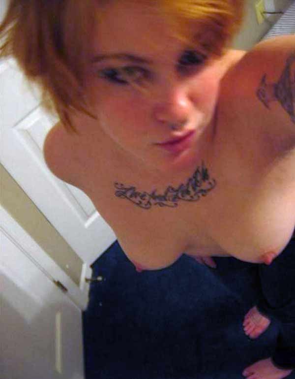 Emo tattooed and pierced babes teasing #68410543