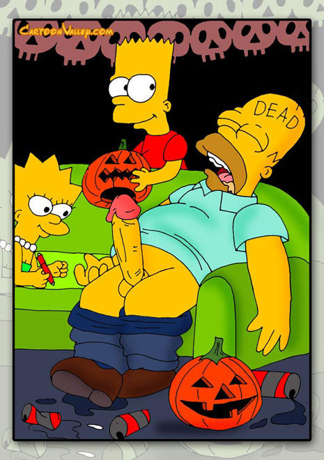 Hure Edna mit gebräuntem Körper wird von Homer geknallt
 #69644273