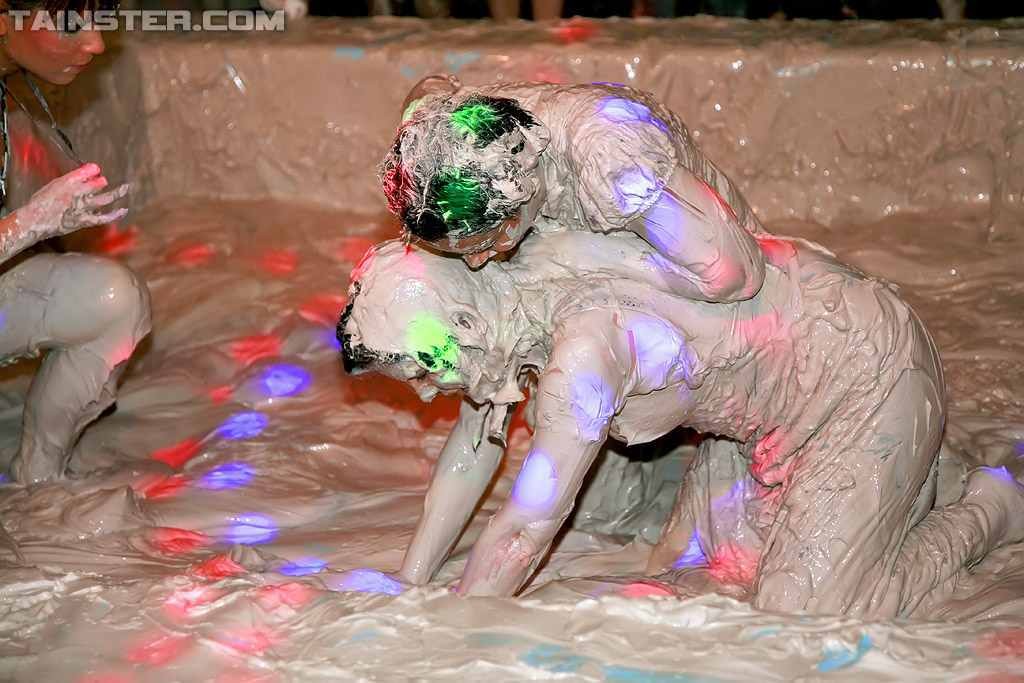 Lesbians wrestling in mud #73241563