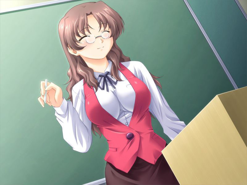 Naughty hentai schoolgirl teacher and her horny students #69680083