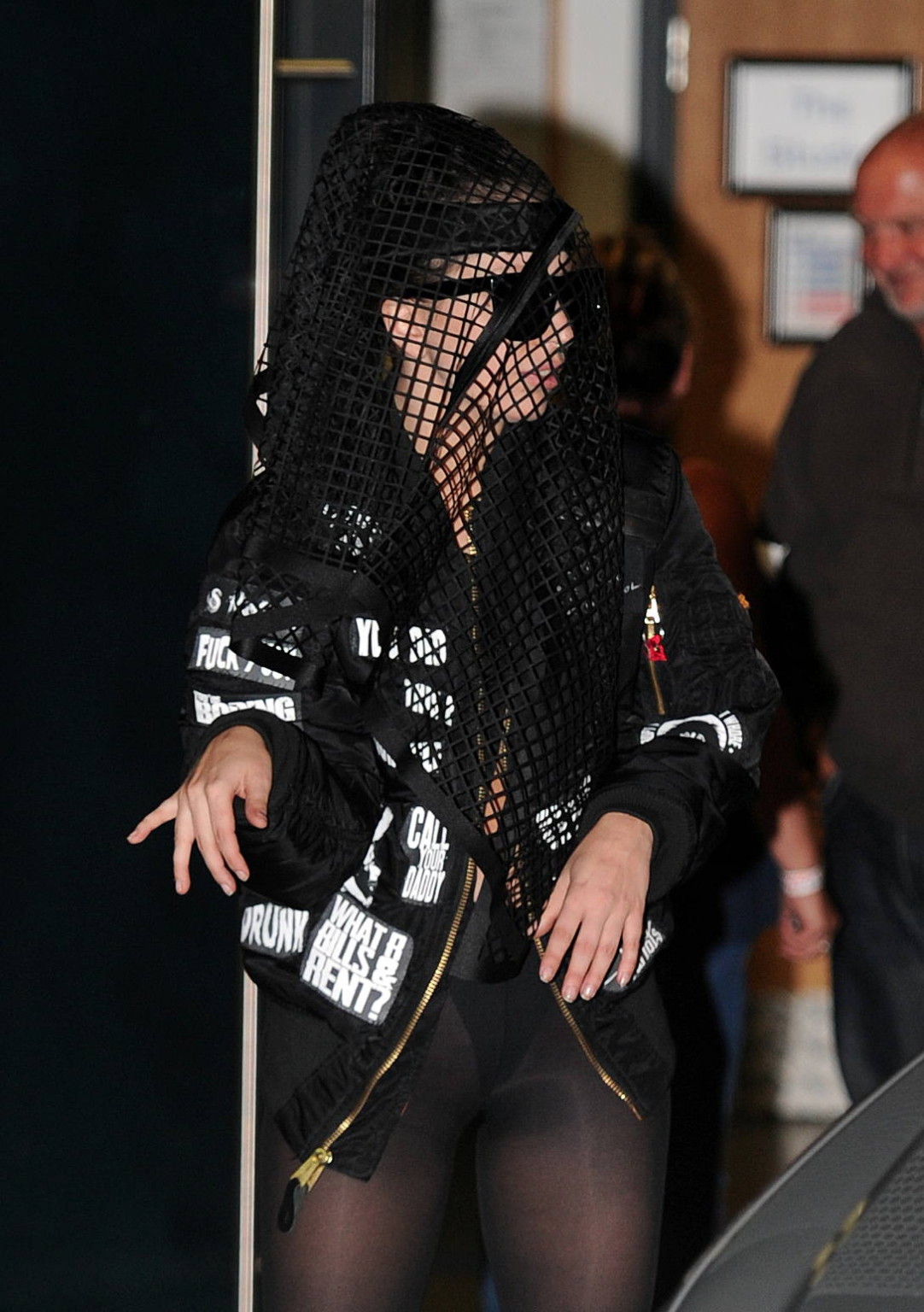 Lady Gaga wearing thong and pantyhose out in London #75219975