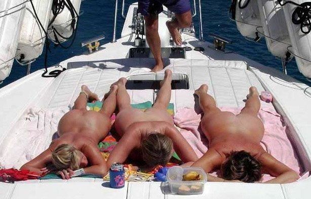 Nudist girls lay out in the sun totally exposed #72253509