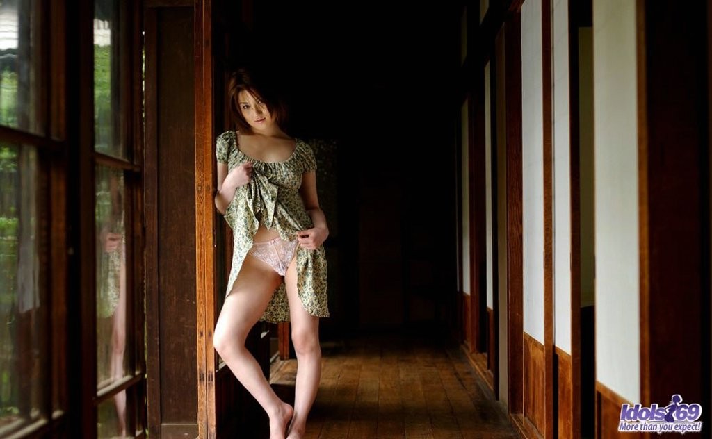 Japanese kimono girl gets naked outside and plays with herself #69930638