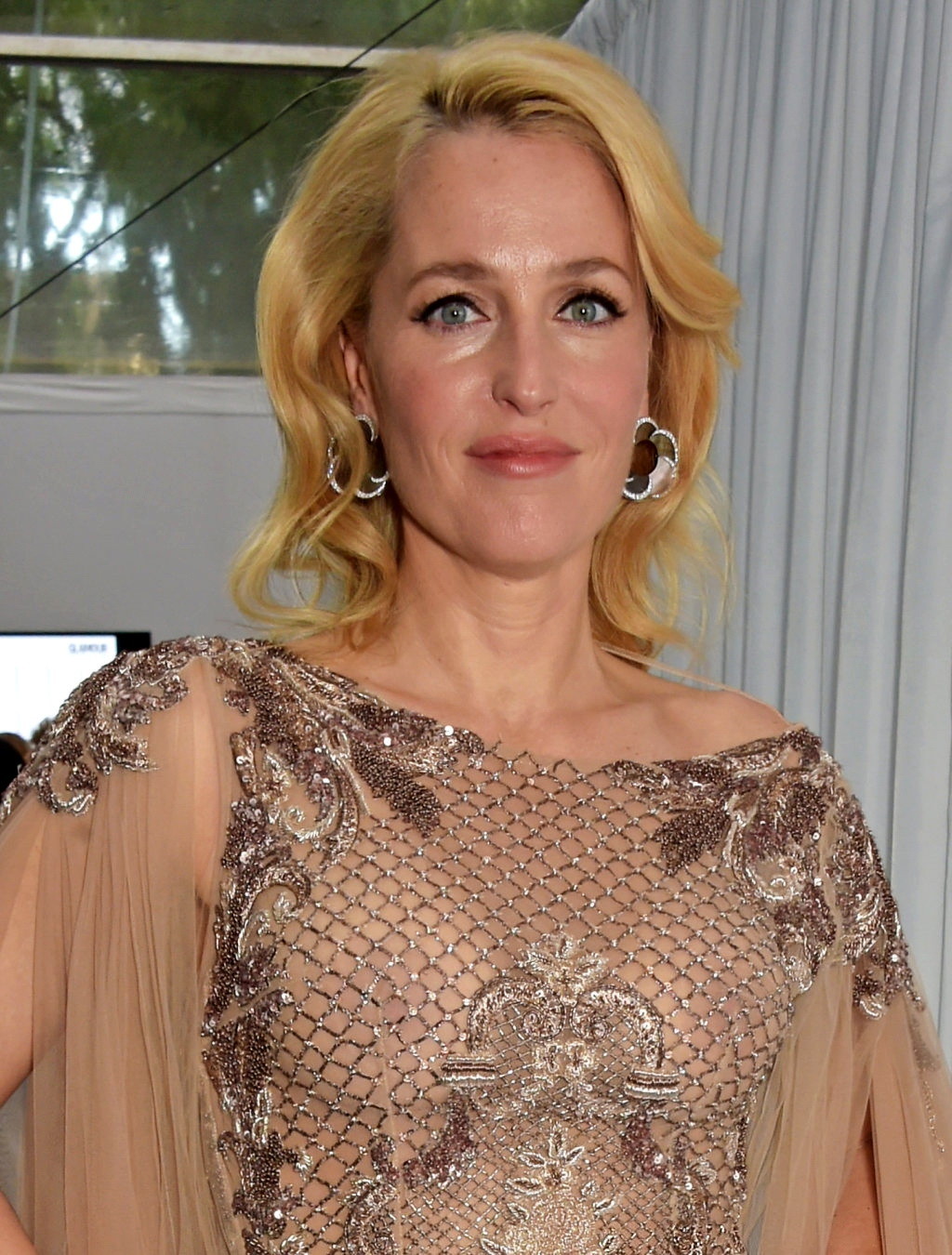Gillian Anderson see through to pasties at the Glamour Women of the Year Awards  #75162077