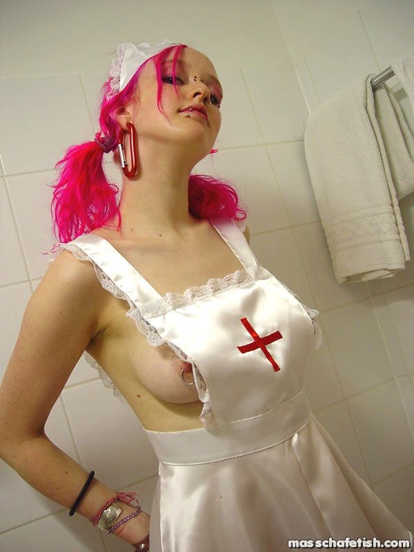 Pink haired goth nurse Masscha will take care of all your needs #70543784