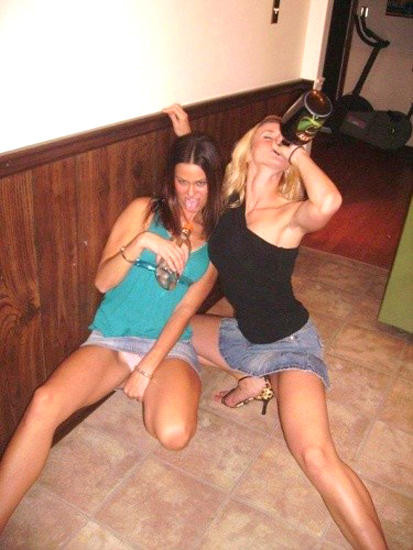 Hot Drunk College Chicks Flashing perky tits #76398644