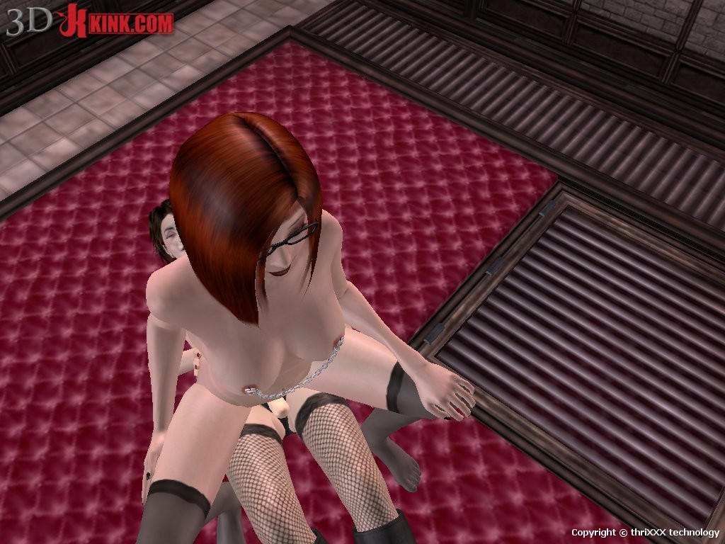 Hot BDSM sex action created in virtual fetish 3d sex game! #69634346