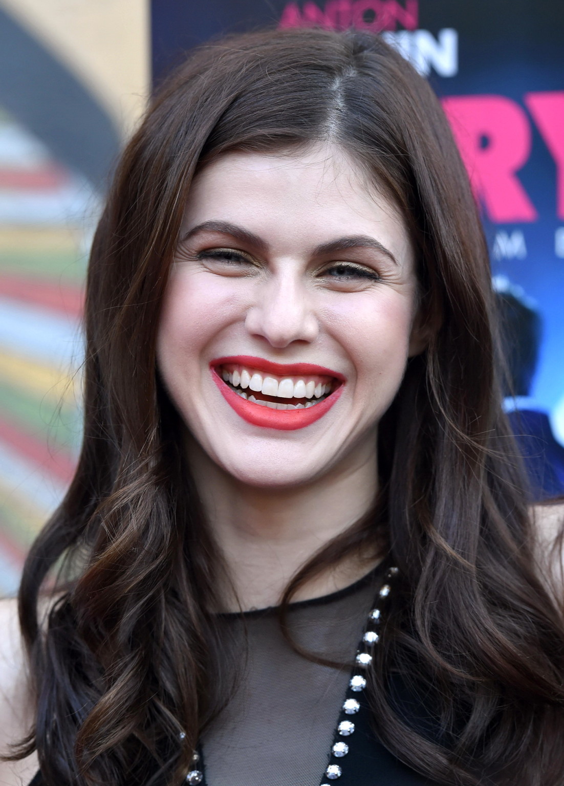 Alexandra Daddario busty  pantyless wearing a partially seethrough dress at Bury #75161555