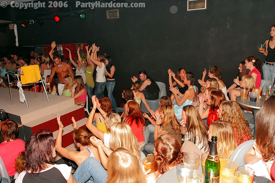 :: PARTY HARDCORE :: Horny drunken women enjoy strippers dick in the club #76822552