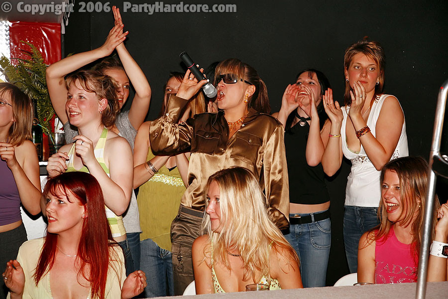 :: PARTY HARDCORE :: Horny drunken women enjoy strippers dick in the club #76822558