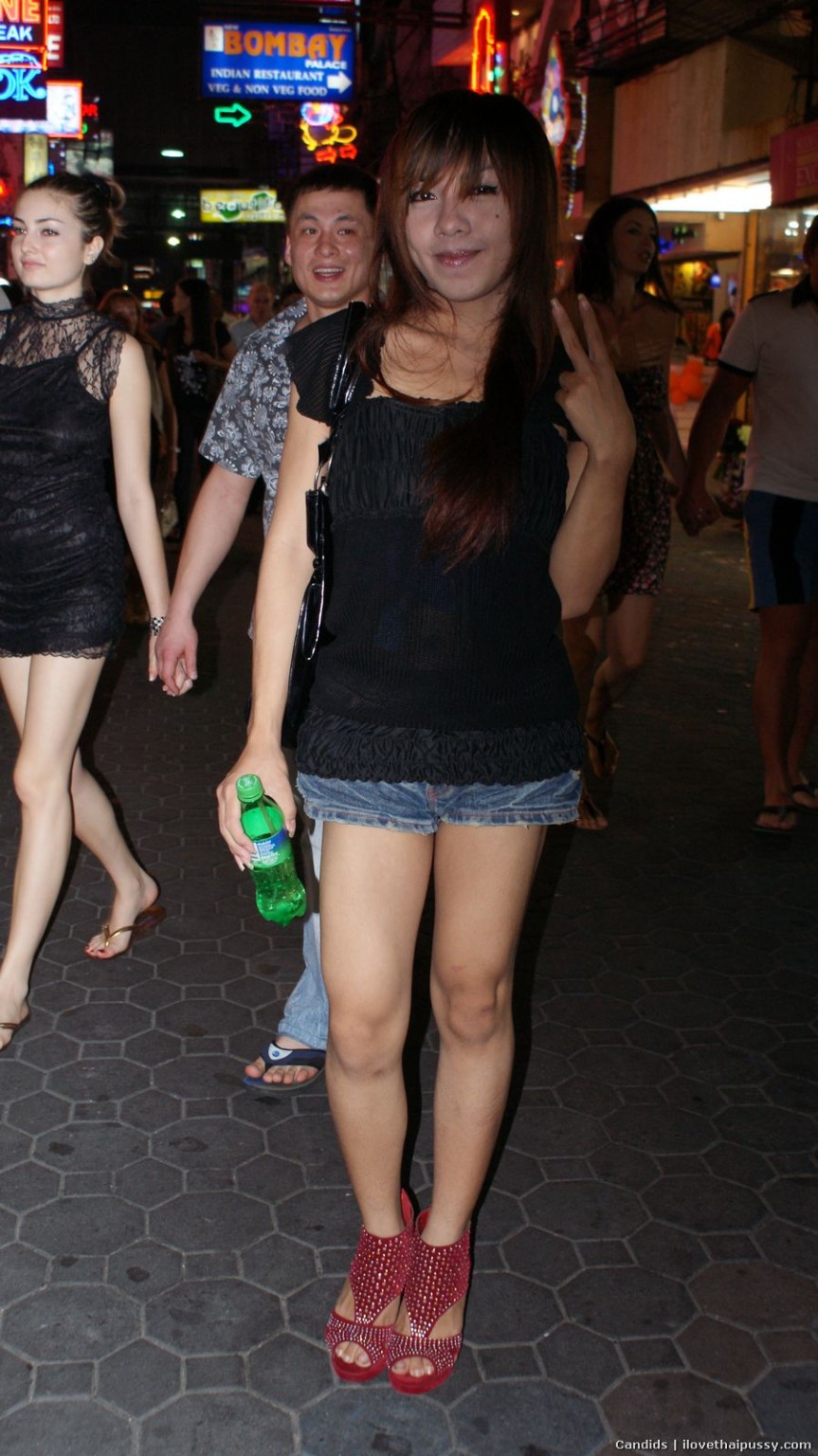Hot Thai teen street whore loves bareback no condom risky sex with tourists asia #68105542