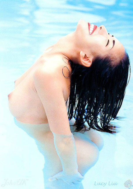 Asian celeb Lucy Liu nude tits and hot fetish ass #75428123
