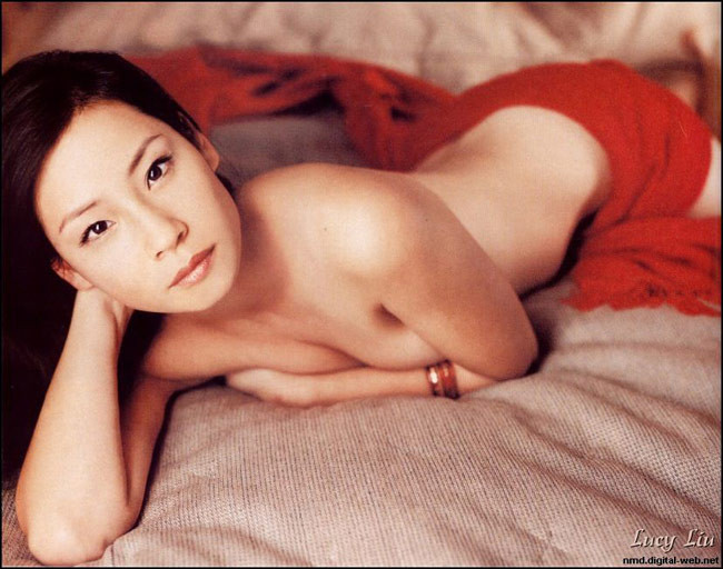 Asian celeb Lucy Liu nude tits and hot fetish ass #75428129