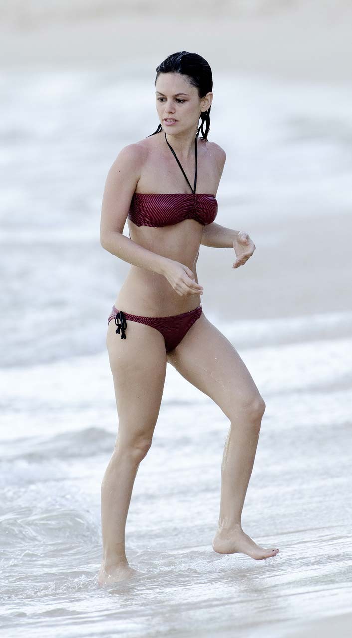 Rachel Bilson posing on beach and showing her sexy bikini body #75307362