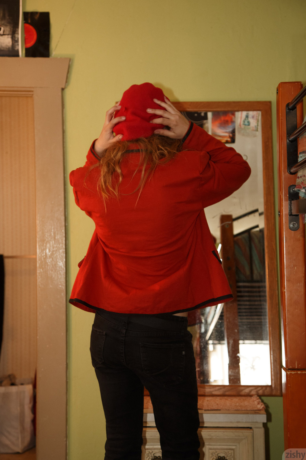 Dirty blond Hillary gets naughty from the bottom bunk #79055494