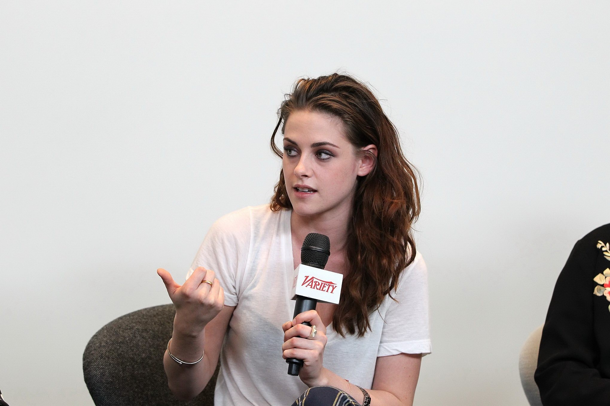 Kristen Stewart see through to bra at Variety Awards Studio in LA #75247290