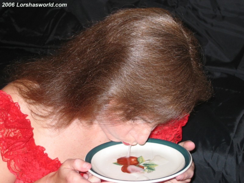 Lorsha enjoys lapping up this load #75943627