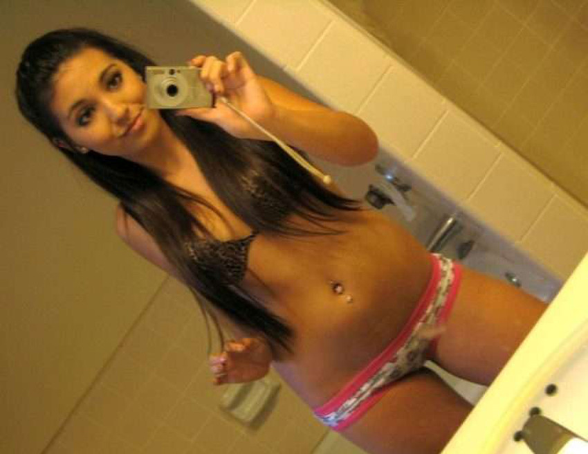 Amateur self-shooting teens showing their bodies #77070860