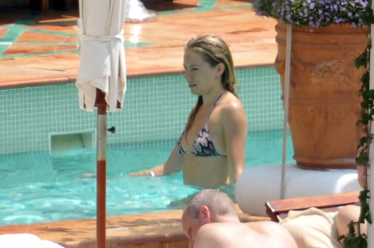 Sienna Miller showing great tits by going topless #75392036