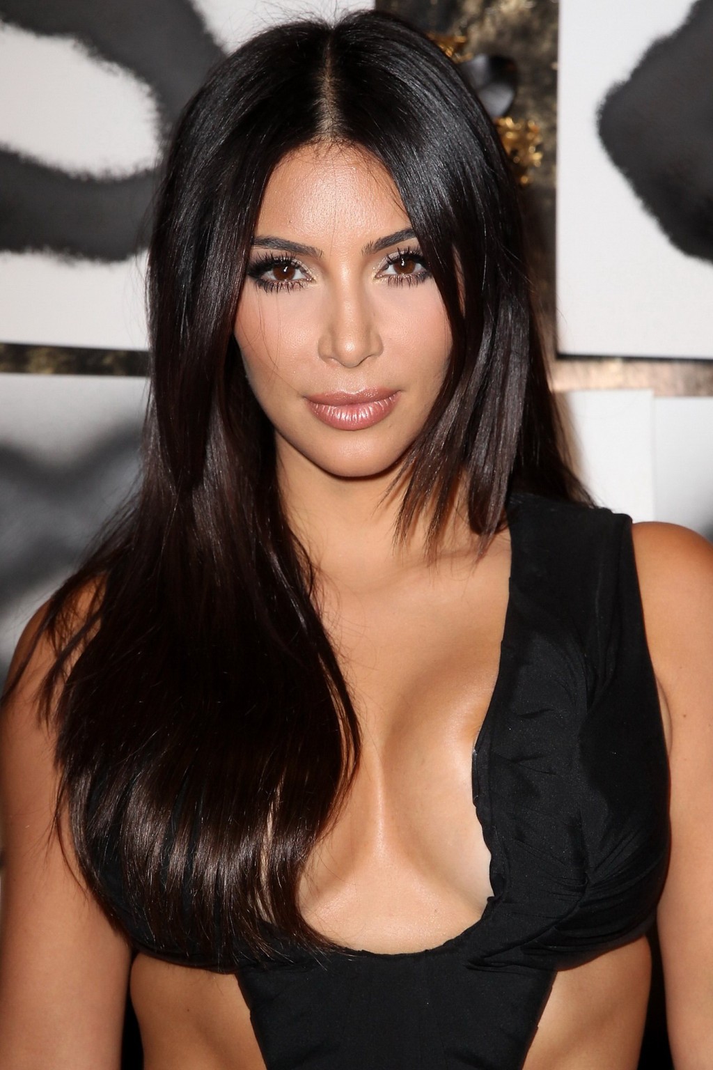 Kim Kardashian cleavy flashing her nipples at Cassandra Huysentruyt Grey Hosts A #75187783
