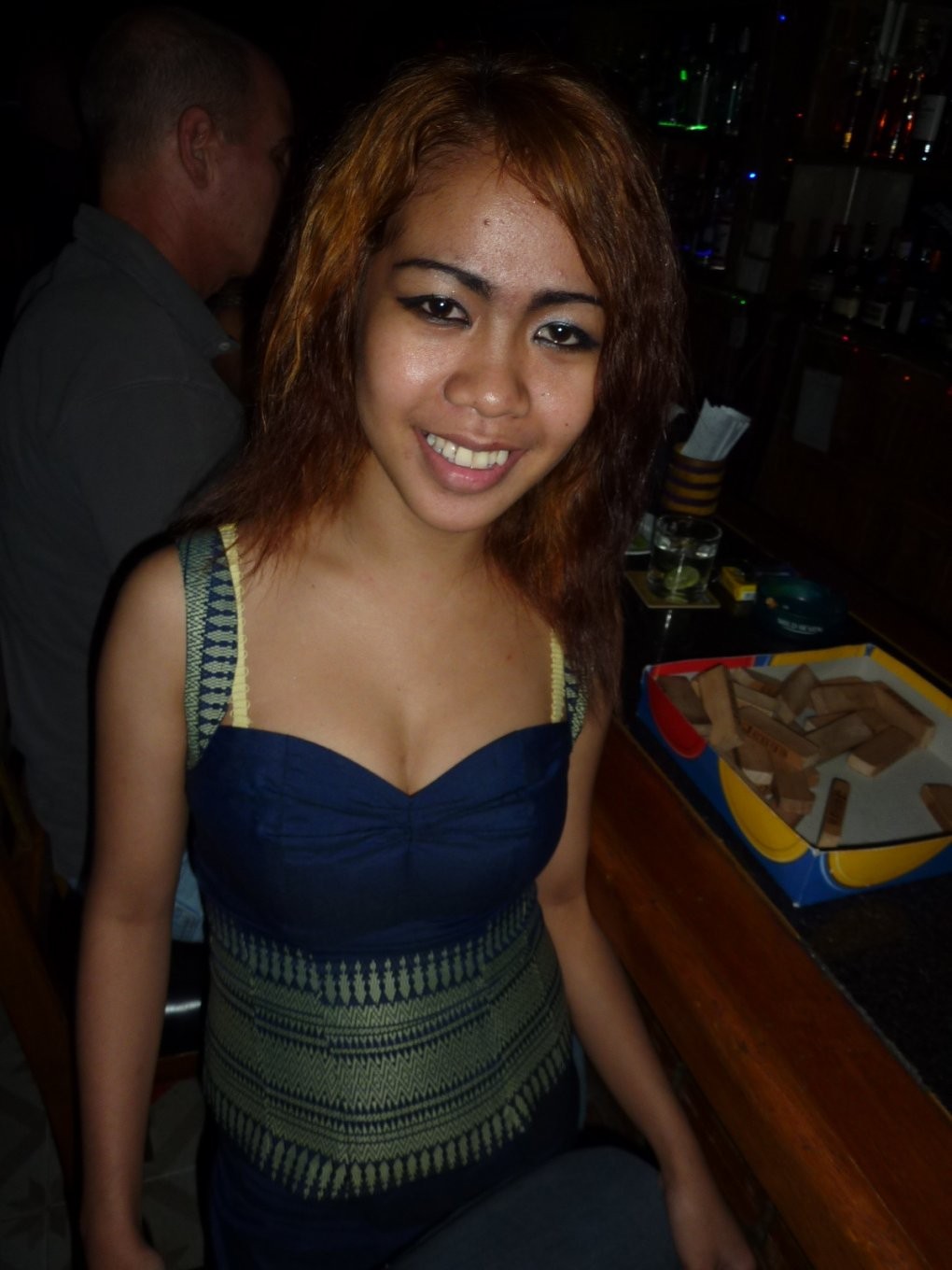 Adorable Thai street whore flashing and fucking crazy sex tourist for money asia #68087912