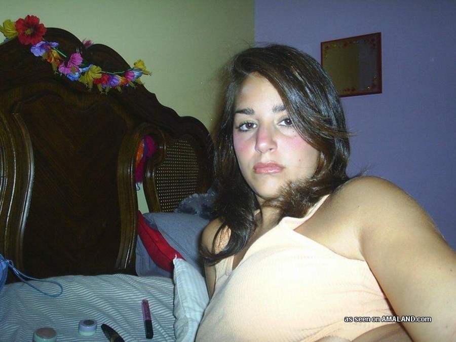 Heavy-chested teen selfshooting for her boyfriend #67236602