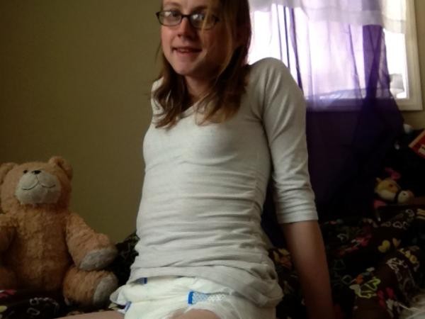 Transsexual Riley Kilo also has a diaper and wetting fetish for you to explore w #77184435