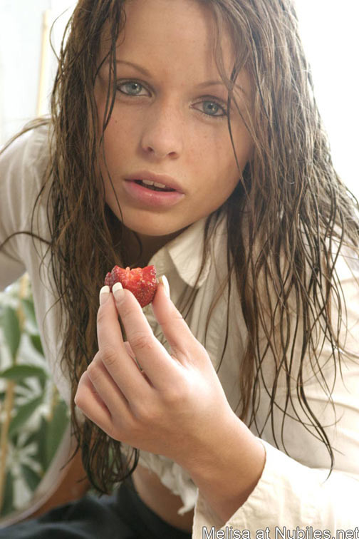 Melisa is one fine hottie see her eat strawberries very seductively #68345597