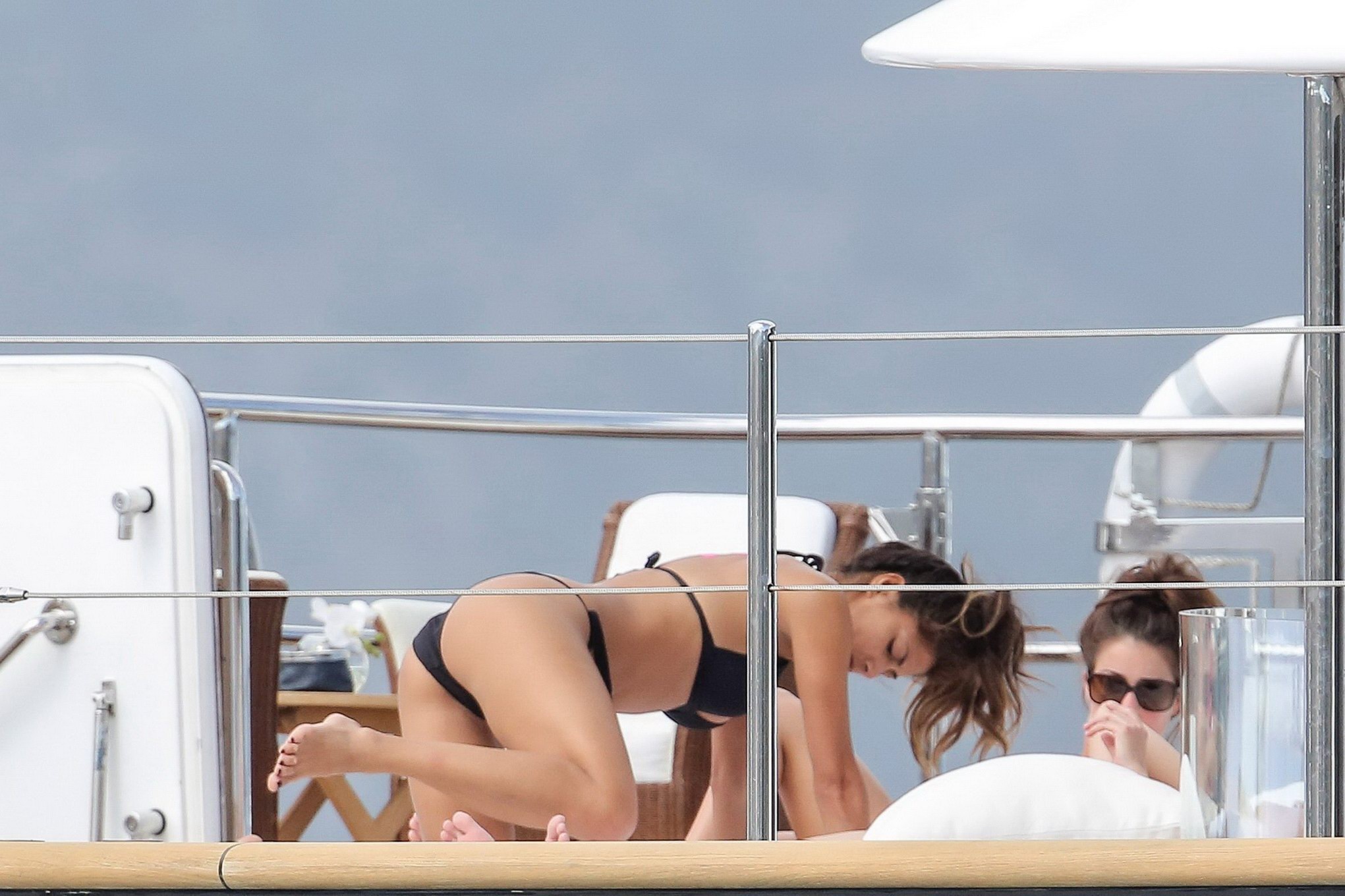 Nicole Scherzinger showing off her bikini body on a yacht in Monte Carlo #75195409